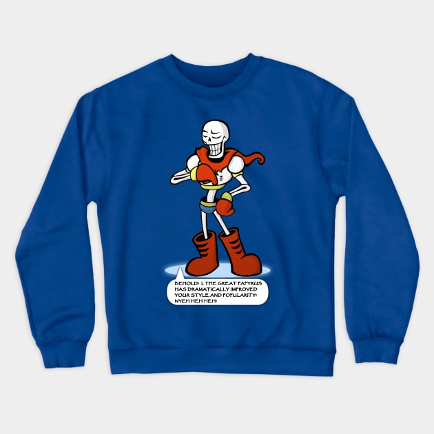 Cool Papyrus Crewneck Sweatshirt by AmyMinori